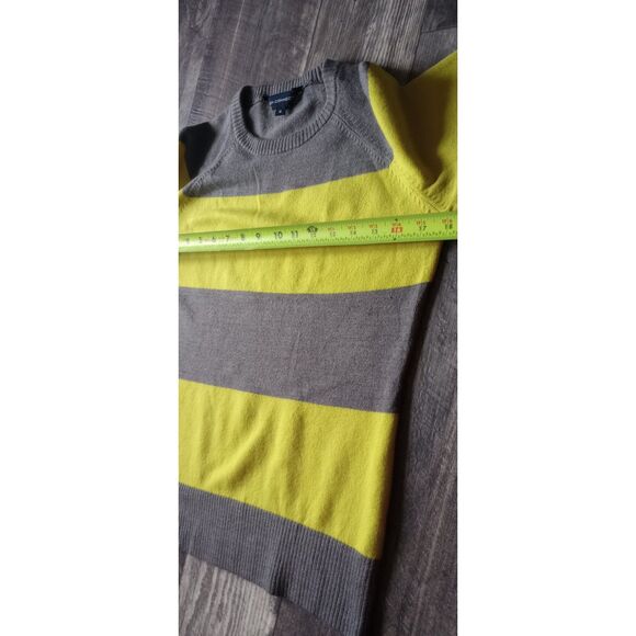 French Connection Women's Size Medium Long Sleeved Striped Sweater - Picture 3 of 8